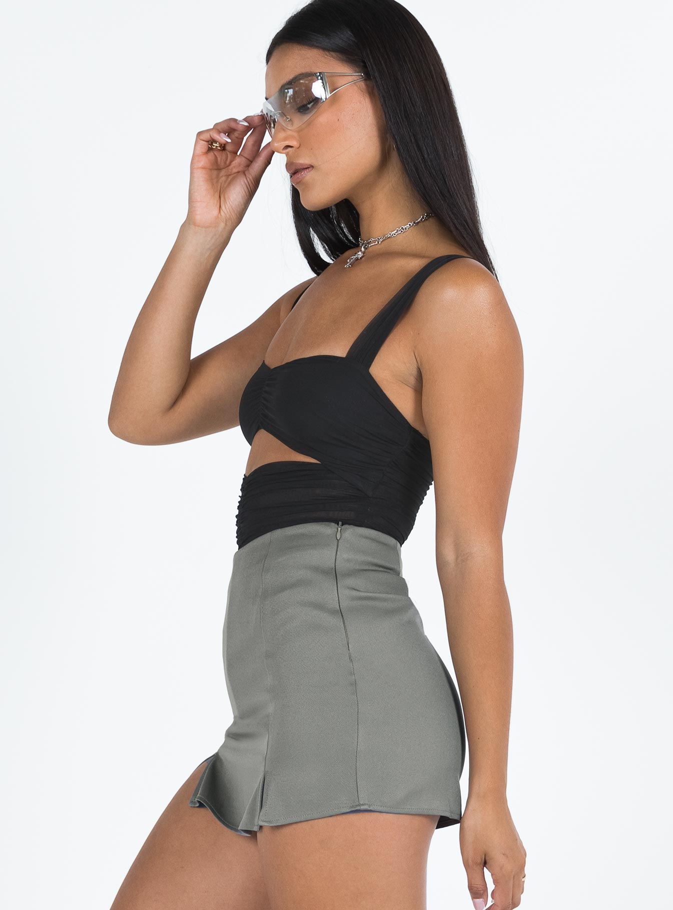 Albon Skort Slate