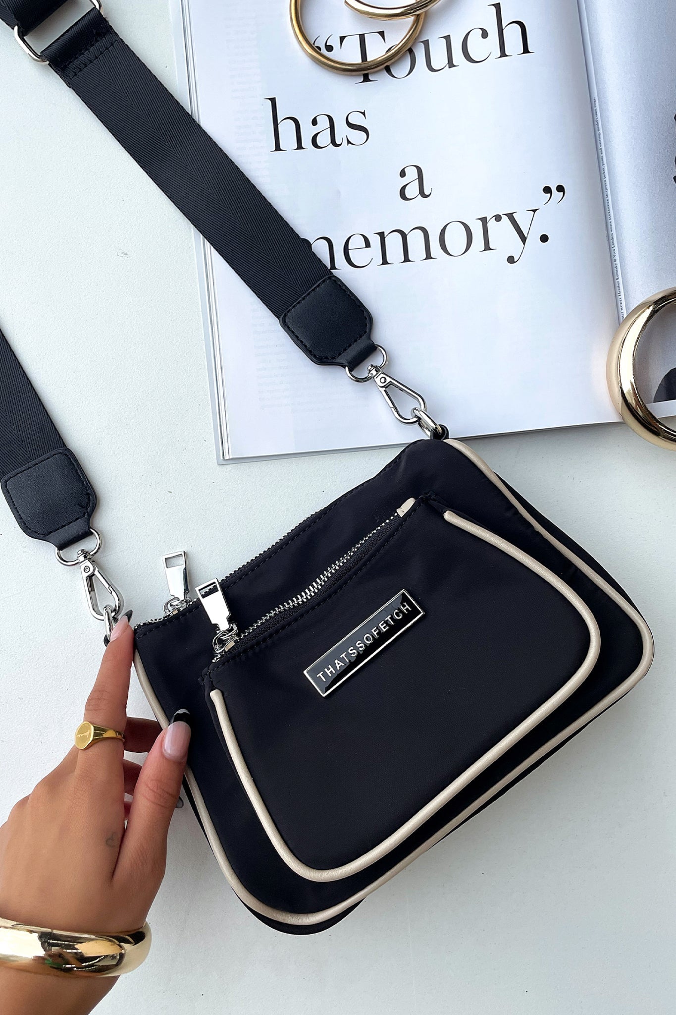 Paige Crossbody Bag - Black